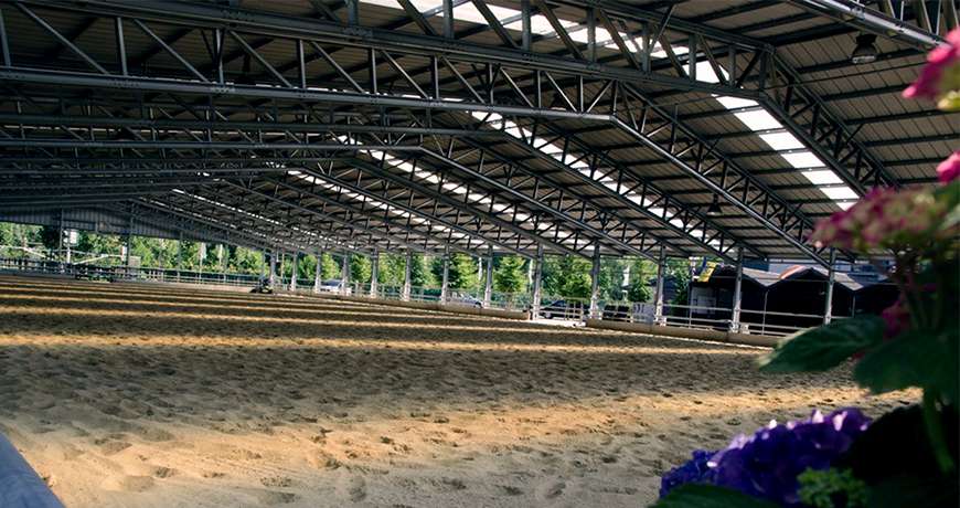 Horse Arena interior steel building safe robust metal structure
