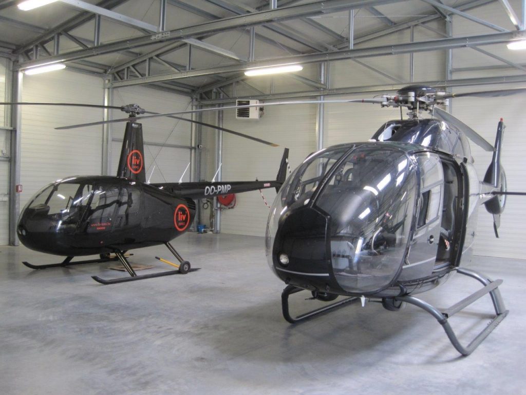 Helikopterhangargebäude