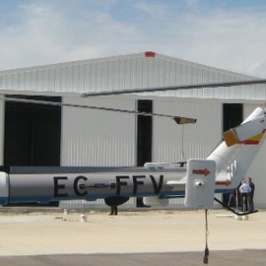Frisomat-Helikopterhangars
