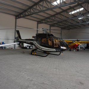 Haltbare Helikopterhangars